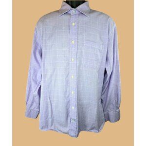Peter Millar Mens Crown Purple Shirt 17 -Large